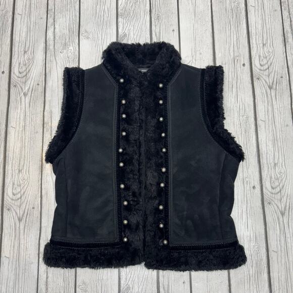 Women’s Club Monaco Suede Vest Size XSmall - Picture 1 of 4